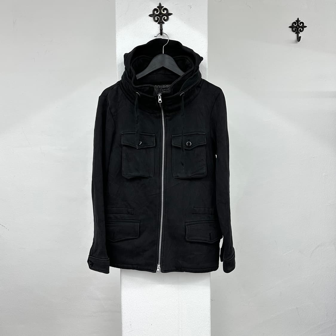 Black 3d pocket Bono hood jacket 상품이미지4