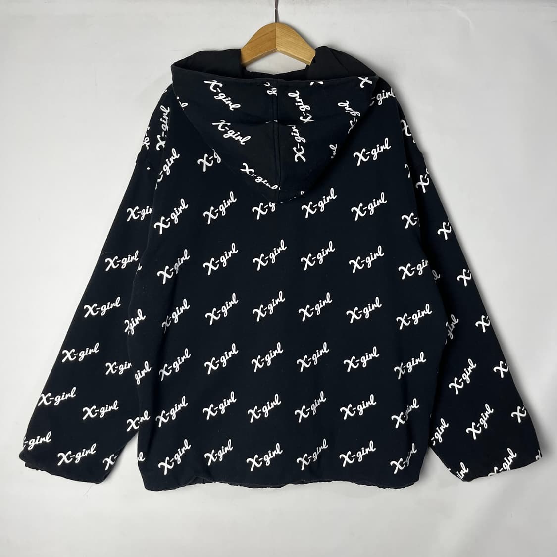 [X-girl] 엑스걸 리버시블 배색 후드 바람막이 상품이미지4