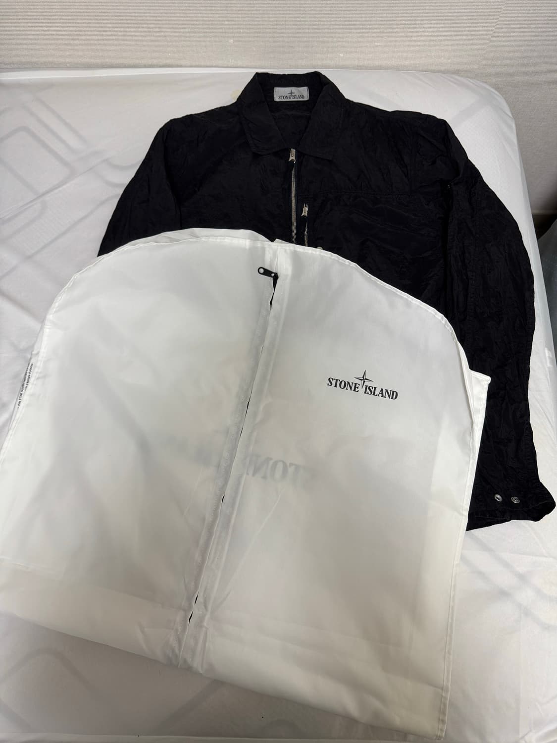 [XL]25SS 스톤아일랜드 크링클랩스 블랙 오버셔츠 상품이미지1