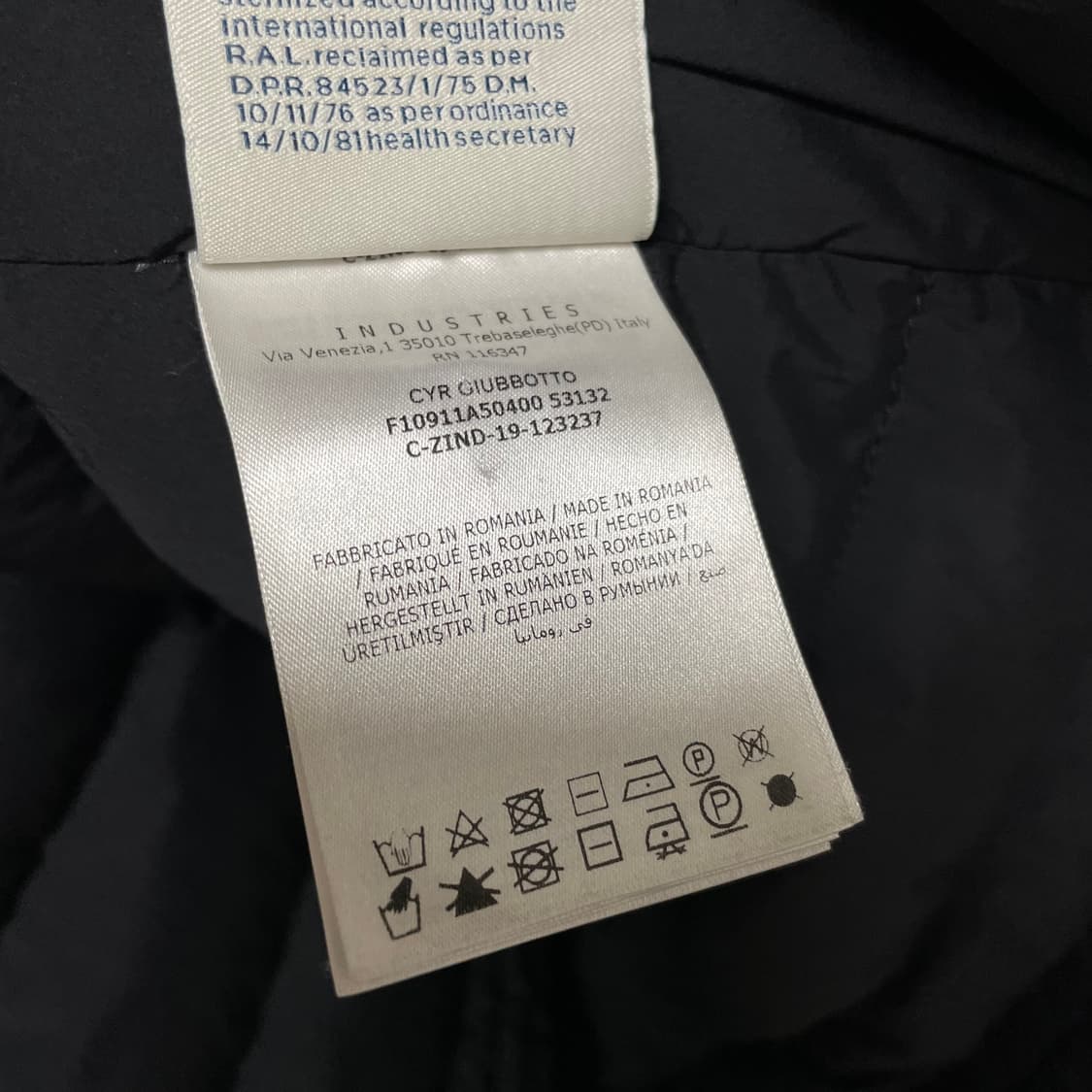 몽클레어 CYR 바이커 경량패딩 3사이즈 정품 상품이미지5