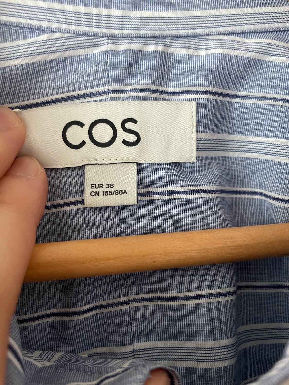 COS  스트라이프 셔츠 원피스 38size 상품이미지9