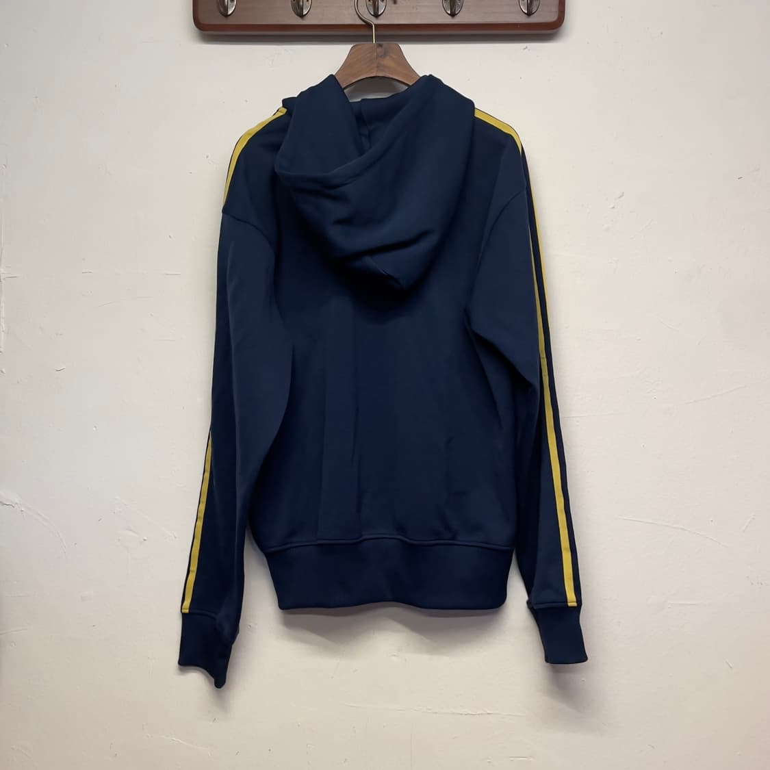 아디다스 네이비/엘로우 플락 후디 져지   상품이미지4