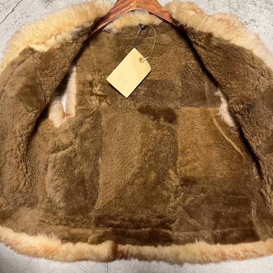 빈티지 양가죽 양털 패치워크 베스트  상품이미지3