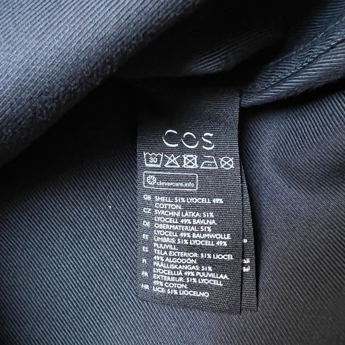 COS 오버사이즈 투 포켓 셔츠 [L] 상품이미지6