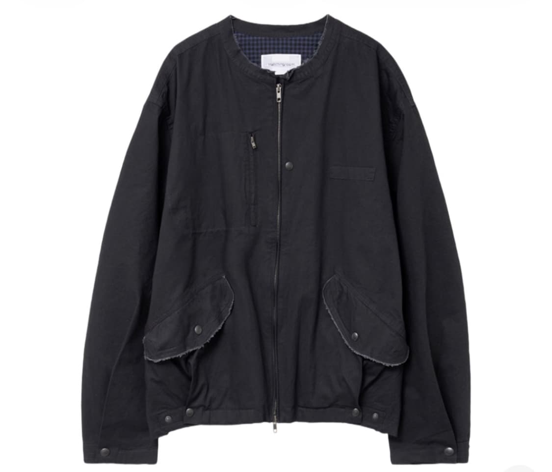 해칭룸 플라이트 자켓 블랙 상품이미지1