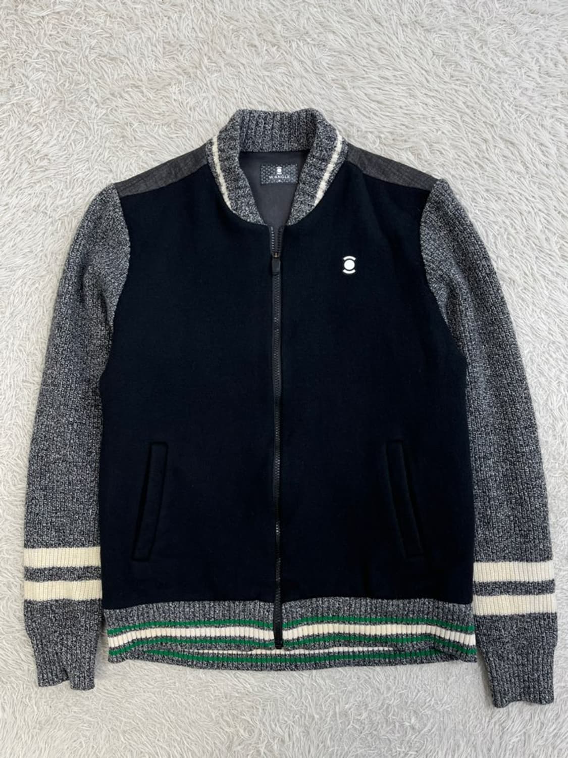 와이드앵글 울 니트 방풍 자켓/#243 상품이미지1