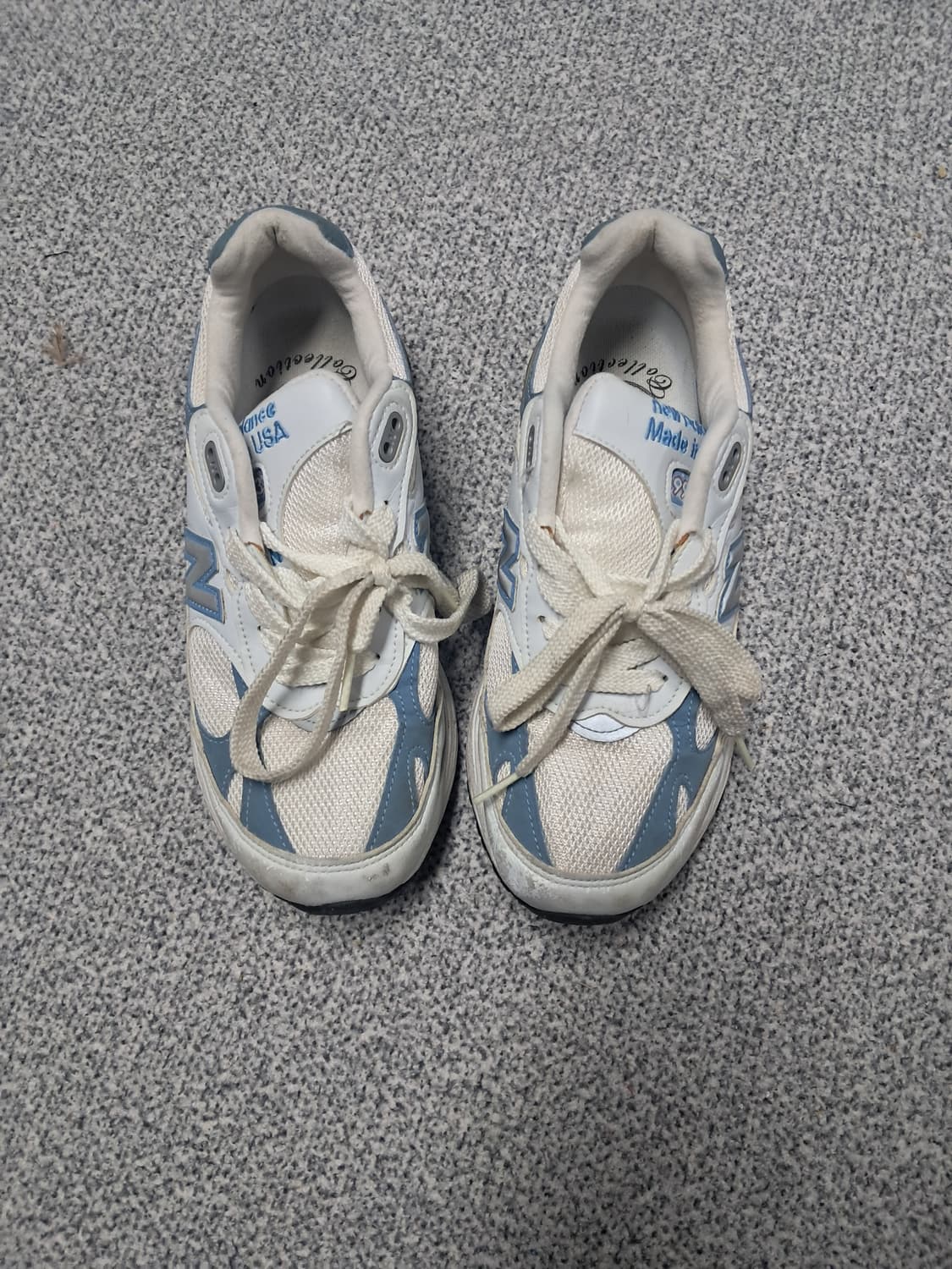 뉴발란스 Made in USA 운동화 225 화이트/블루 상품이미지3