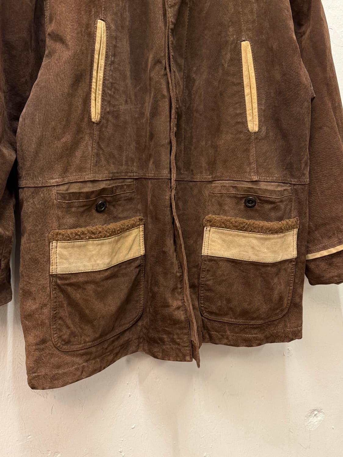 90s GELEONE Leather Hunting Jacket 상품이미지3