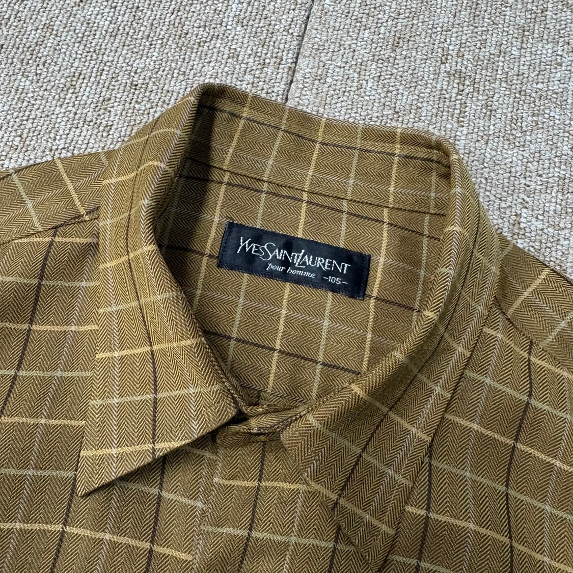  YSL 입생로랑 체크셔츠 상품이미지4