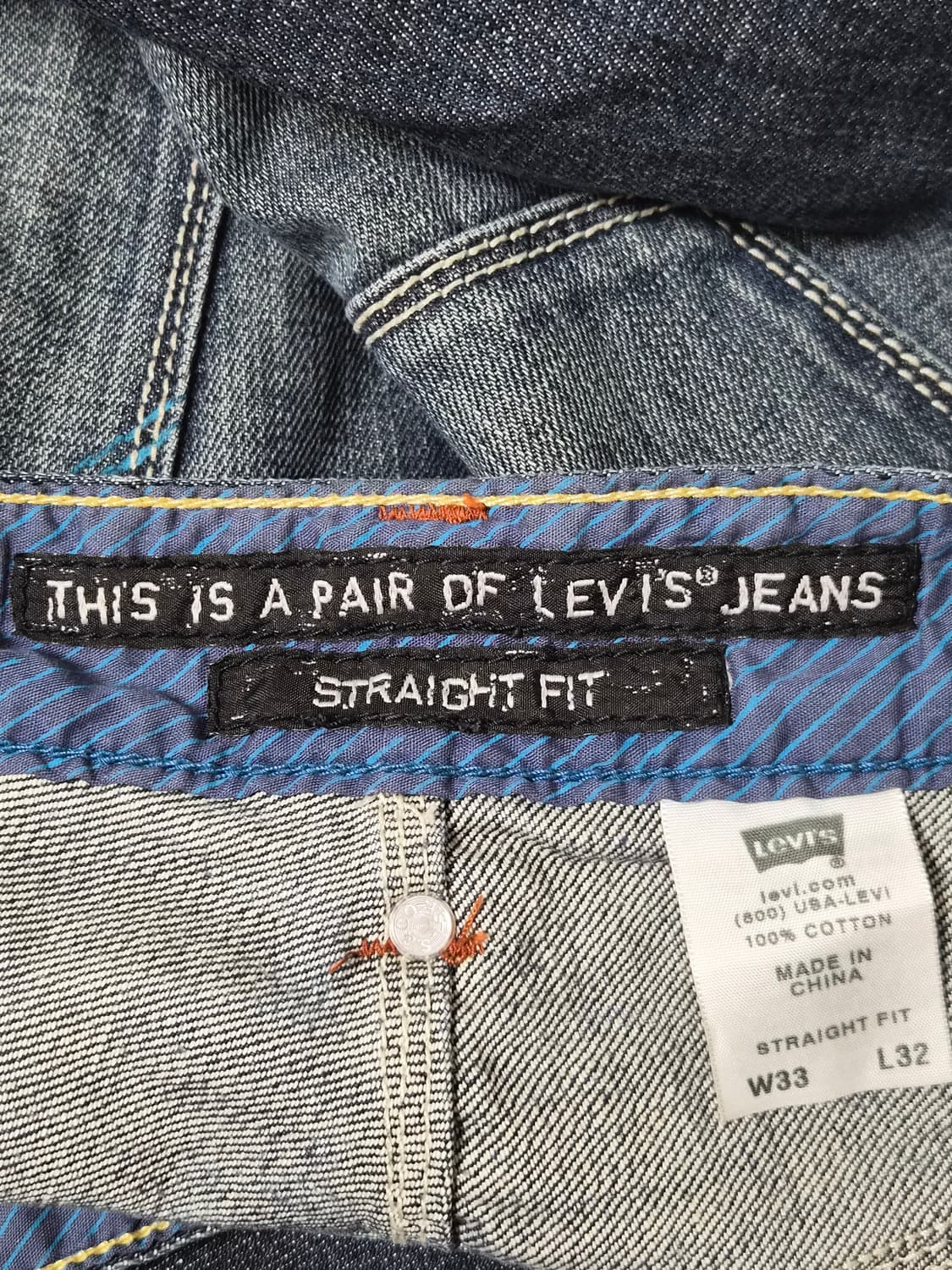 리바이스Levis 스트레이트 핏 33사이즈 P-64 상품이미지6