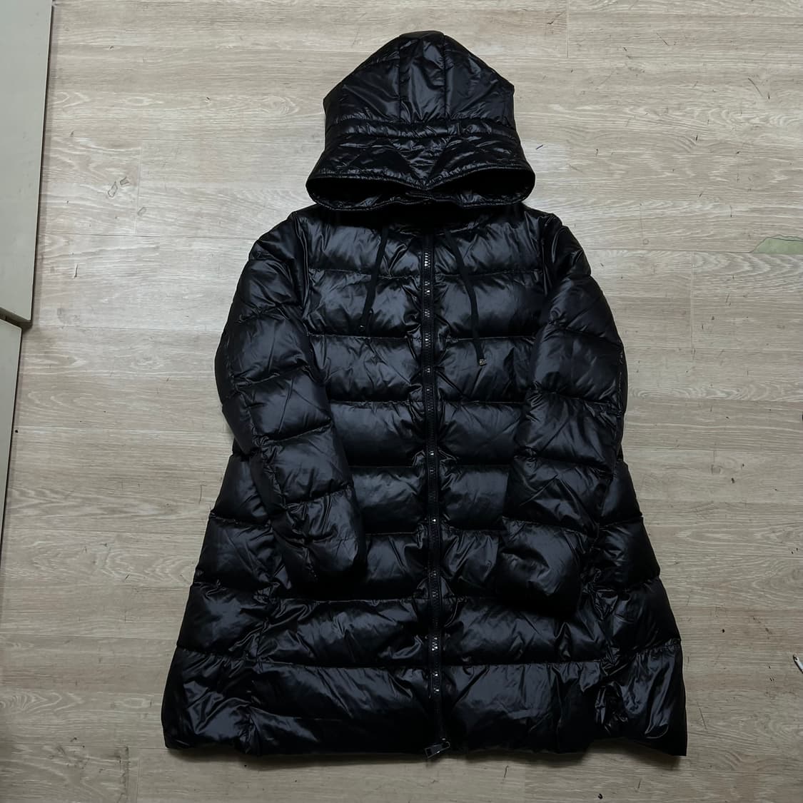 몽클레어 여성 프리미엄 덕다운 후드 수엔 롱패딩 점퍼 [블랙] 3사이즈 상품이미지1