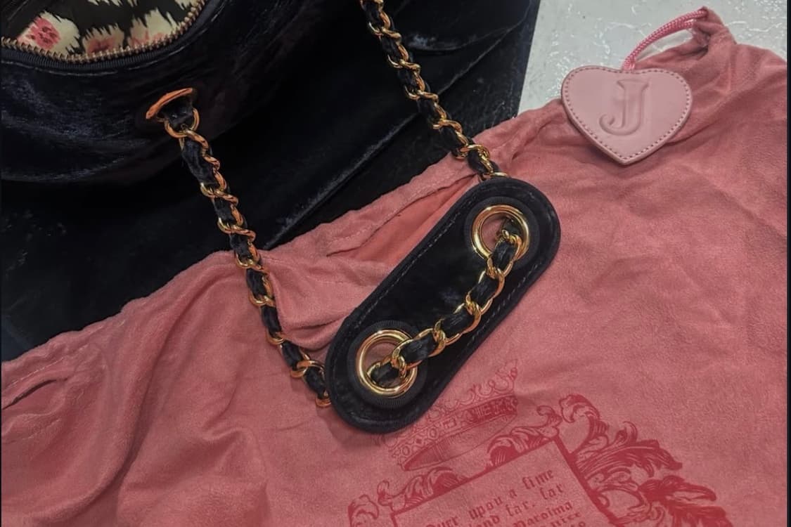 쥬시꾸뛰르 conture bag navy 상품이미지2