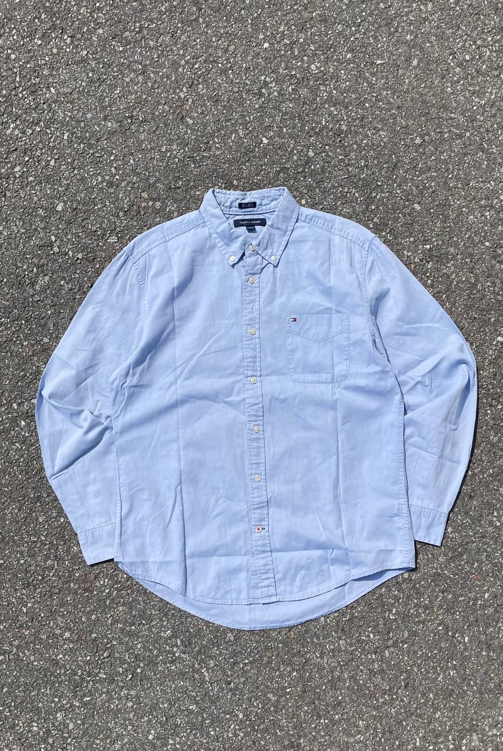 TOMMY HILFIGER 00'S 빈티지코튼포켓로고셔츠 상품이미지1