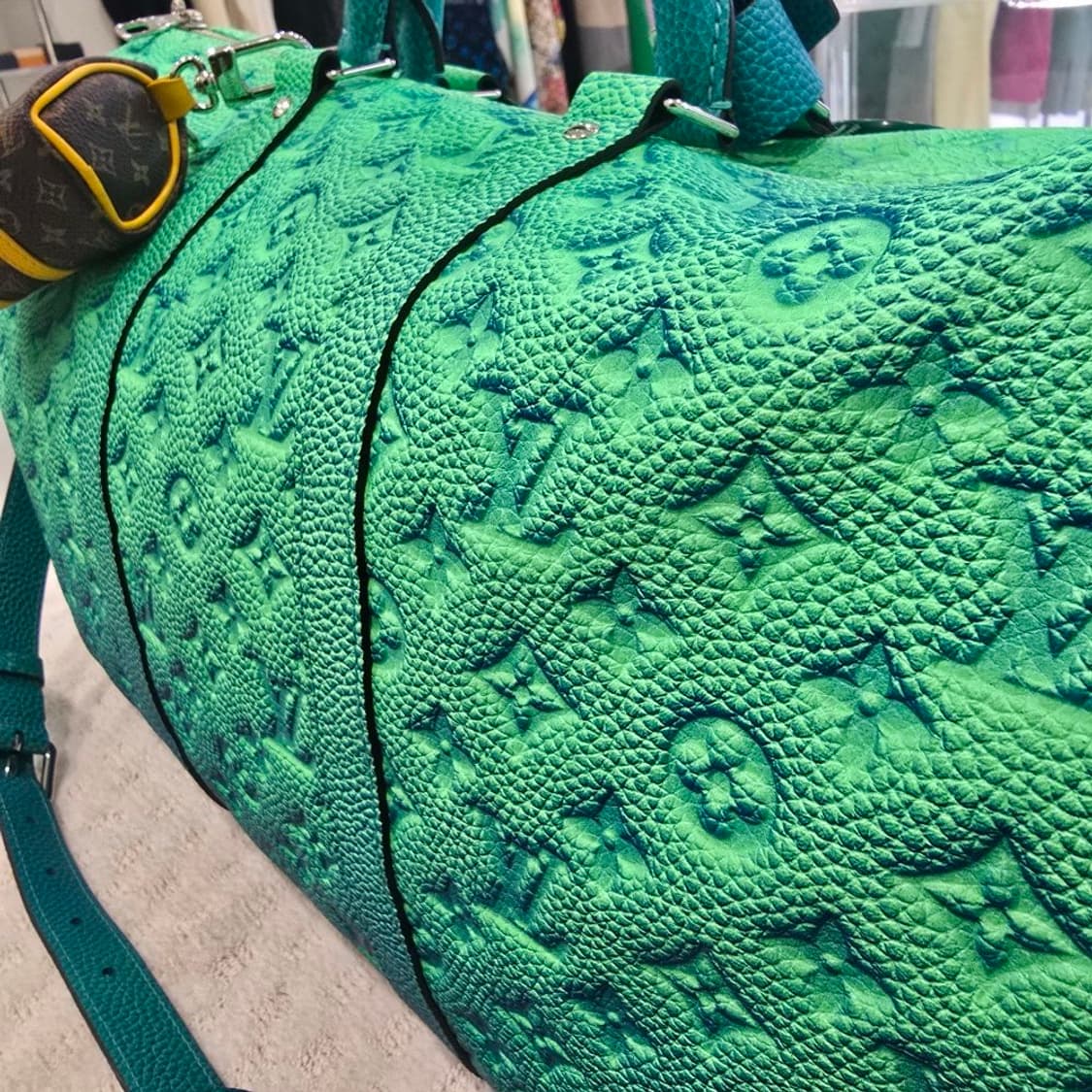 [정품]루이비통 키폴 50B 토뤼옹 일루전 블루/그린(미니 키폴 포함) 상품이미지2