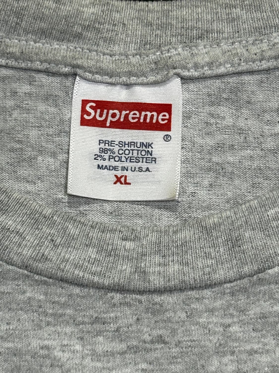 슈프림 토이즈머신 회색 반팔티 xl 상품이미지3