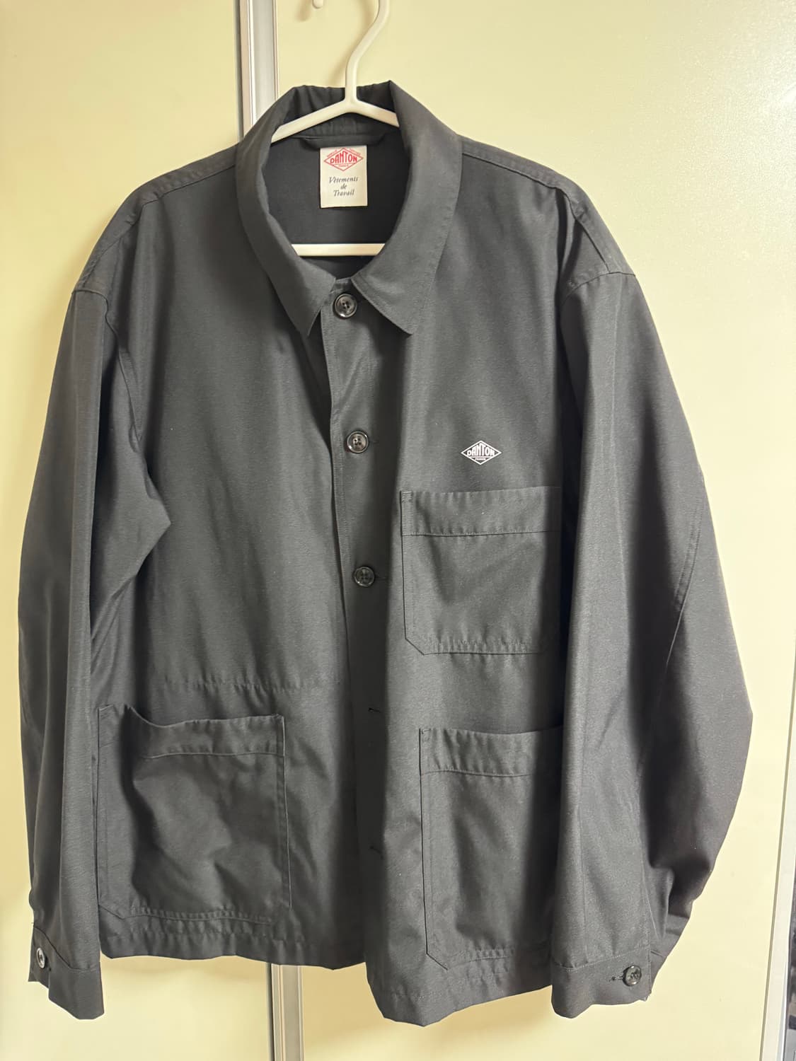 단톤 블랙 워크 자켓 상품이미지1