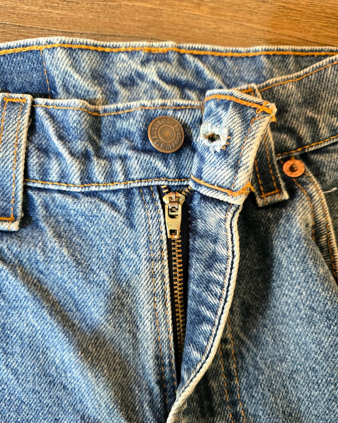 90's Levis 517 Orange Tab 블루 (USA) 상품이미지4