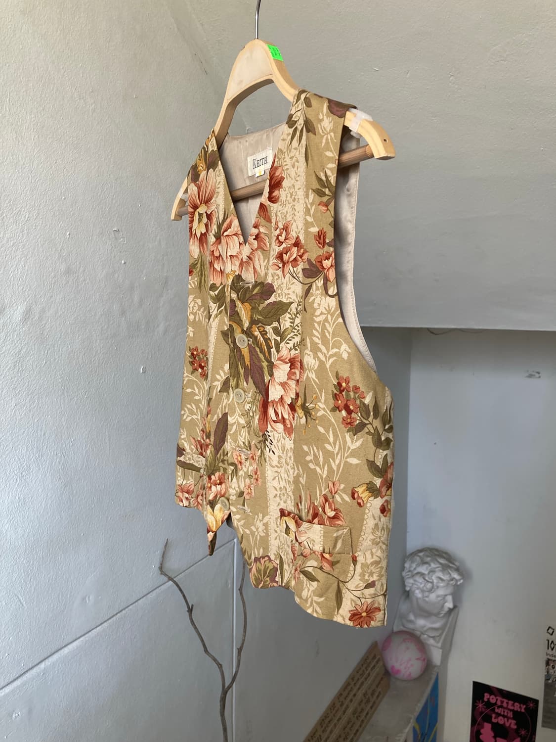 KEITH 플라워패턴 실크 베스트 상품이미지4