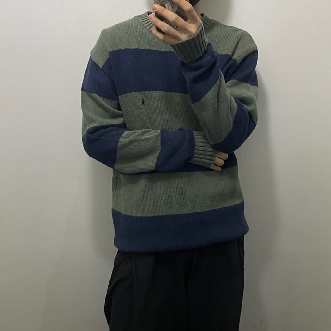 폴로 랄프로렌 스트라이프니트 상품이미지1