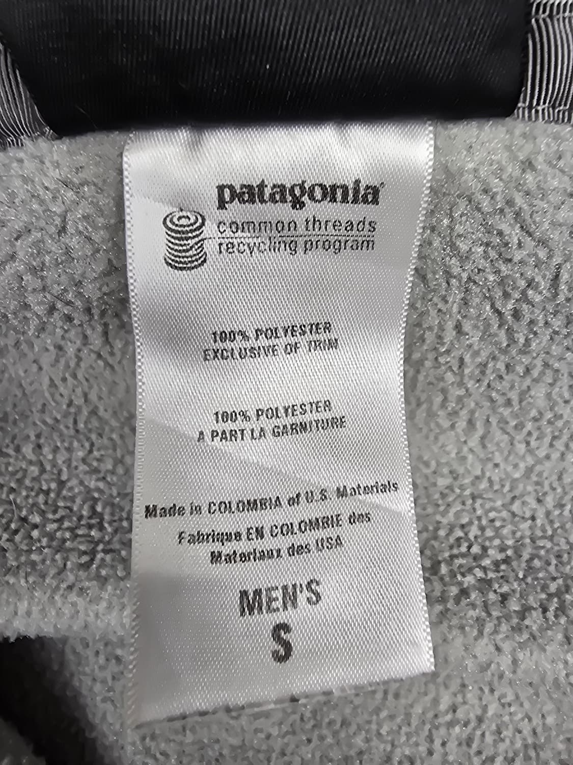 10s 파타고니아 신칠라 스냅-T 그레이/레드 상품이미지6