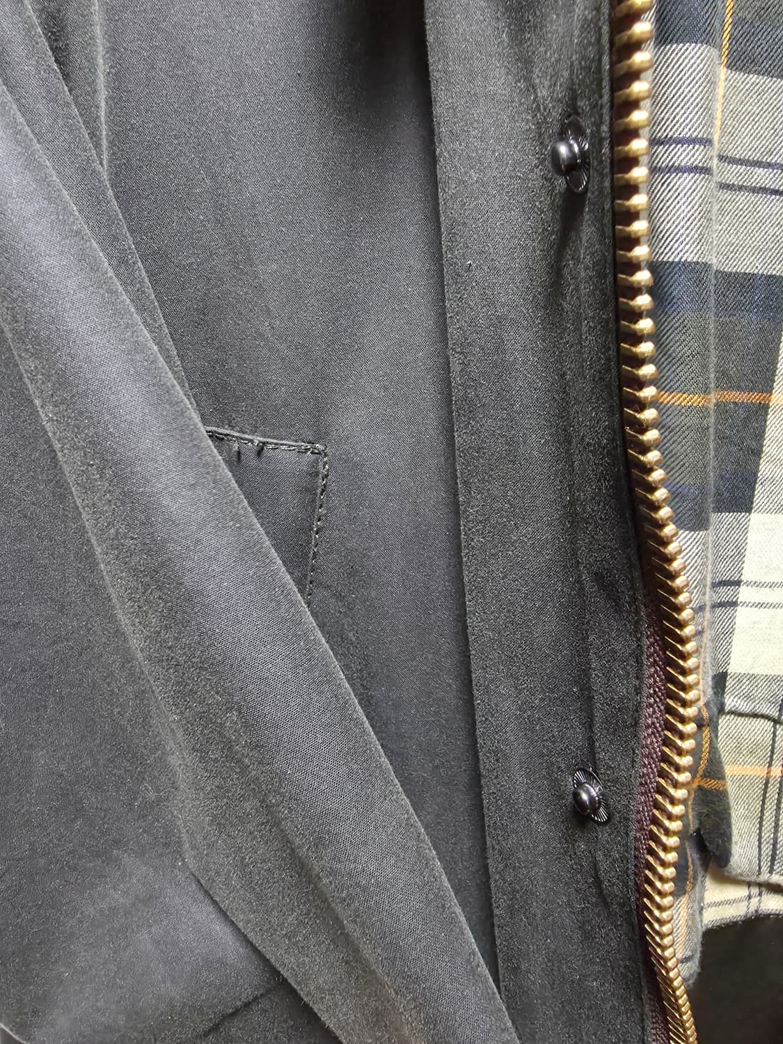 바버 비데일 세이지 왁스자켓 36사이즈 상품이미지4