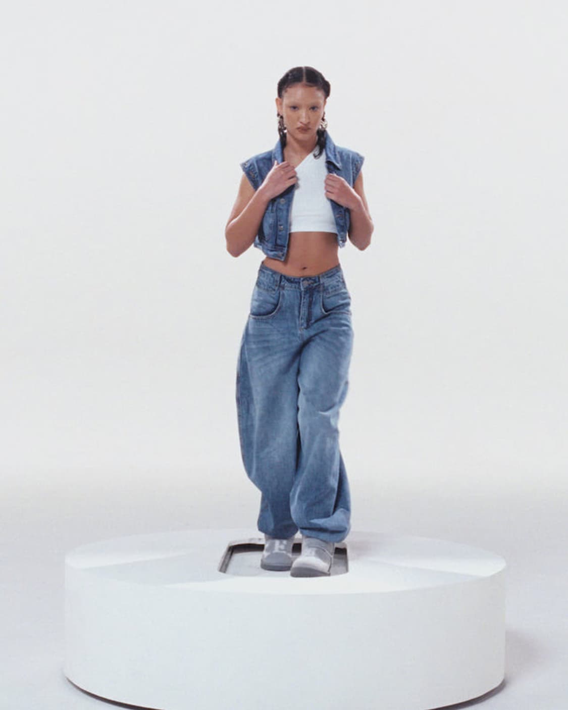 Telfar baggy jean - blue 상품이미지1