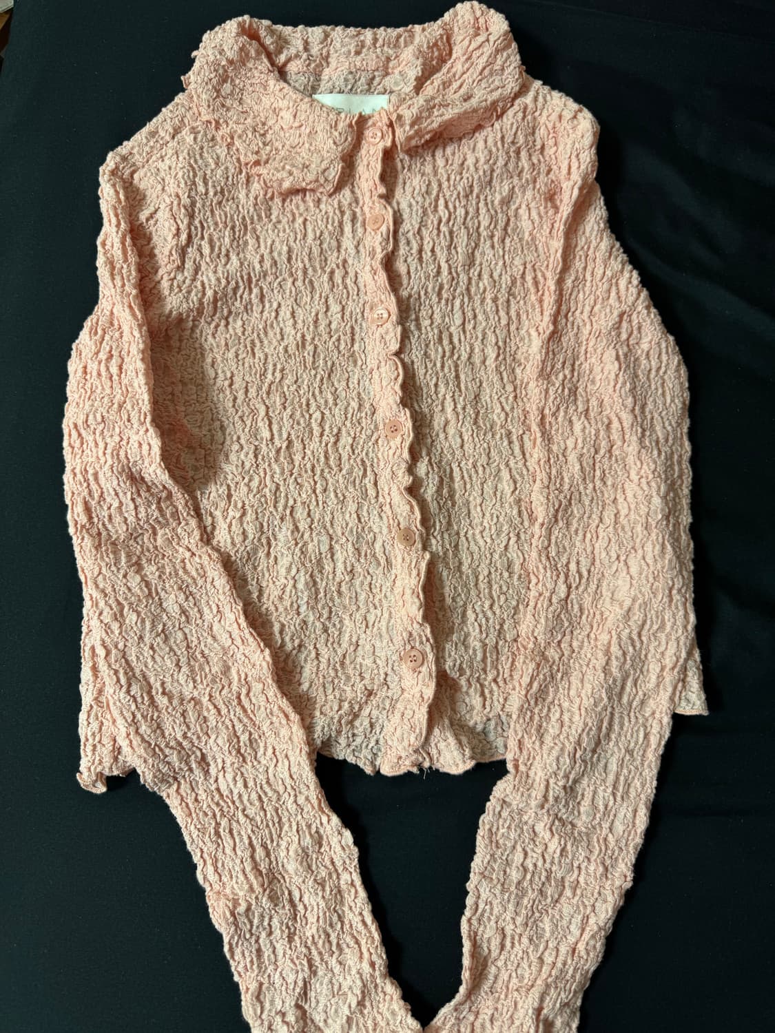 빈티지 핑크 가디건 상품이미지1