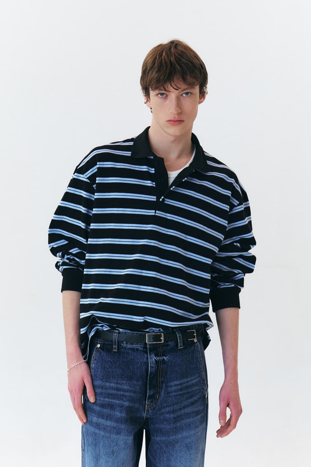 윈더 winder 스트라이프 코튼 폴로 상품이미지6