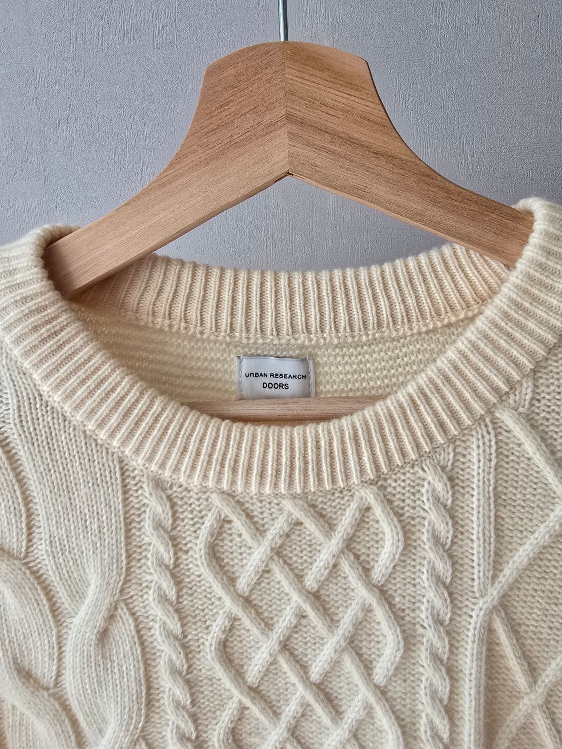 어반리서치도어스 아란 니트+셔츠 M 상품이미지4