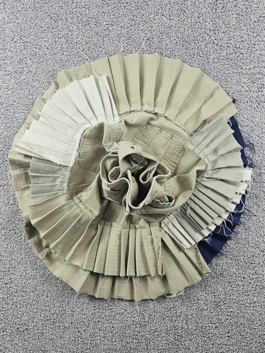 빈티지 리빌딩 리워크 커스텀 레이어 스커트 ( OS ) / 9029 상품이미지5