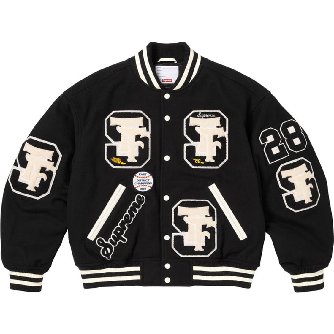 [L] 슈프림 드릴 팀 바시티 자켓 Supreme Varsity 상품이미지1