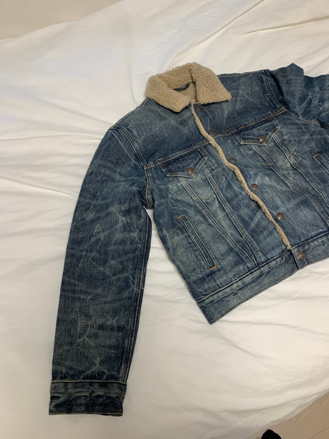 새상품) 폴로 데님 기모 자켓 s 상품이미지2