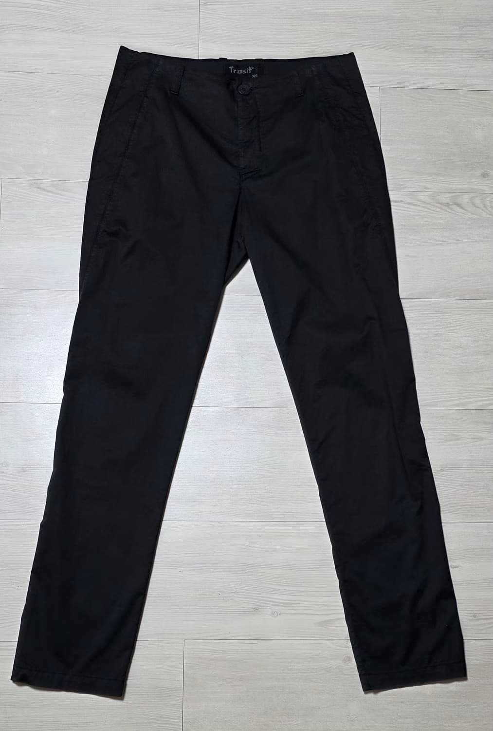 21ss  트렌짓 블랙 코튼펜츠 xs(30) 상품이미지1