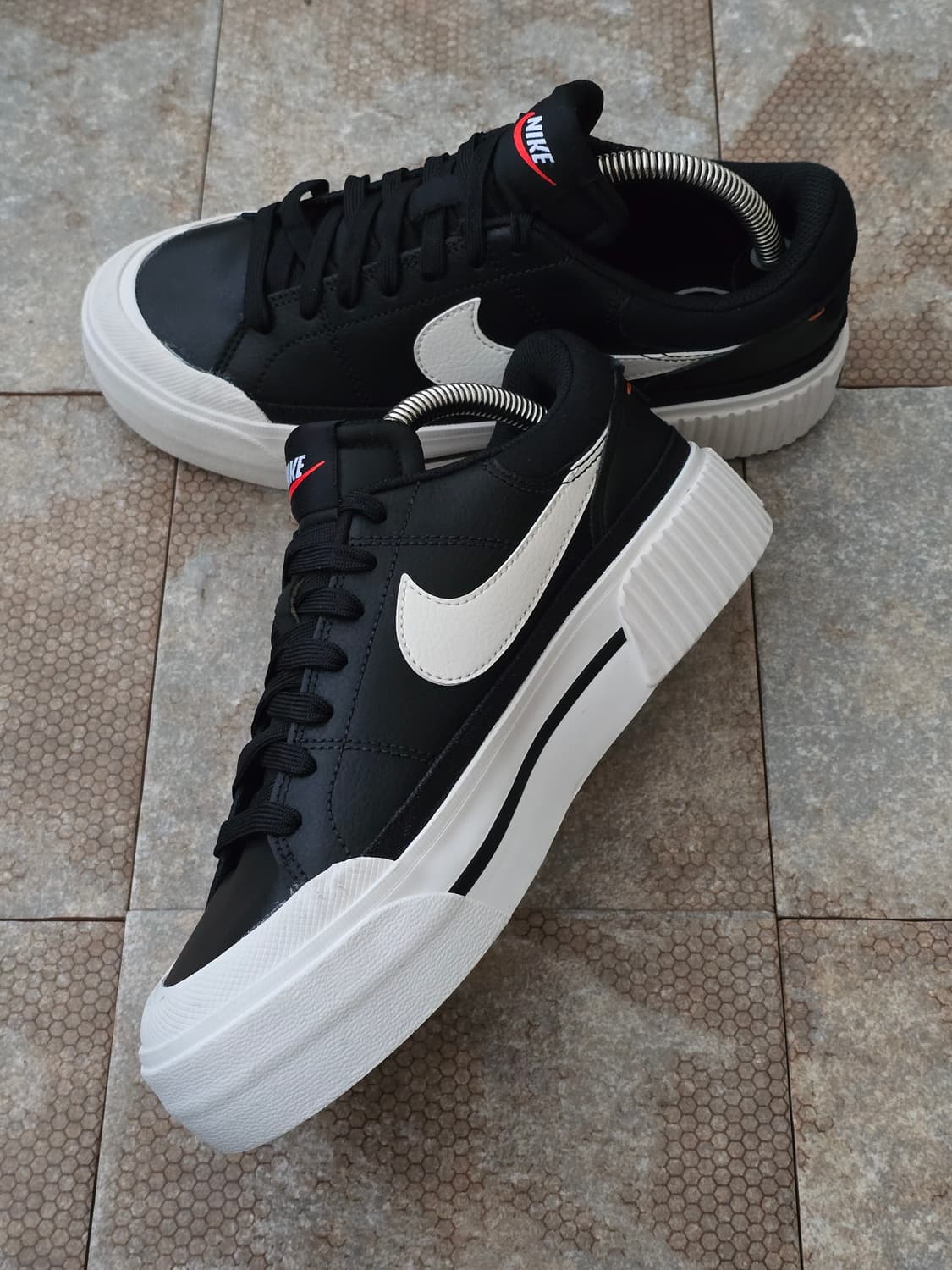 (240)나이키 코트 레거시 리프트 블랙  상품이미지5