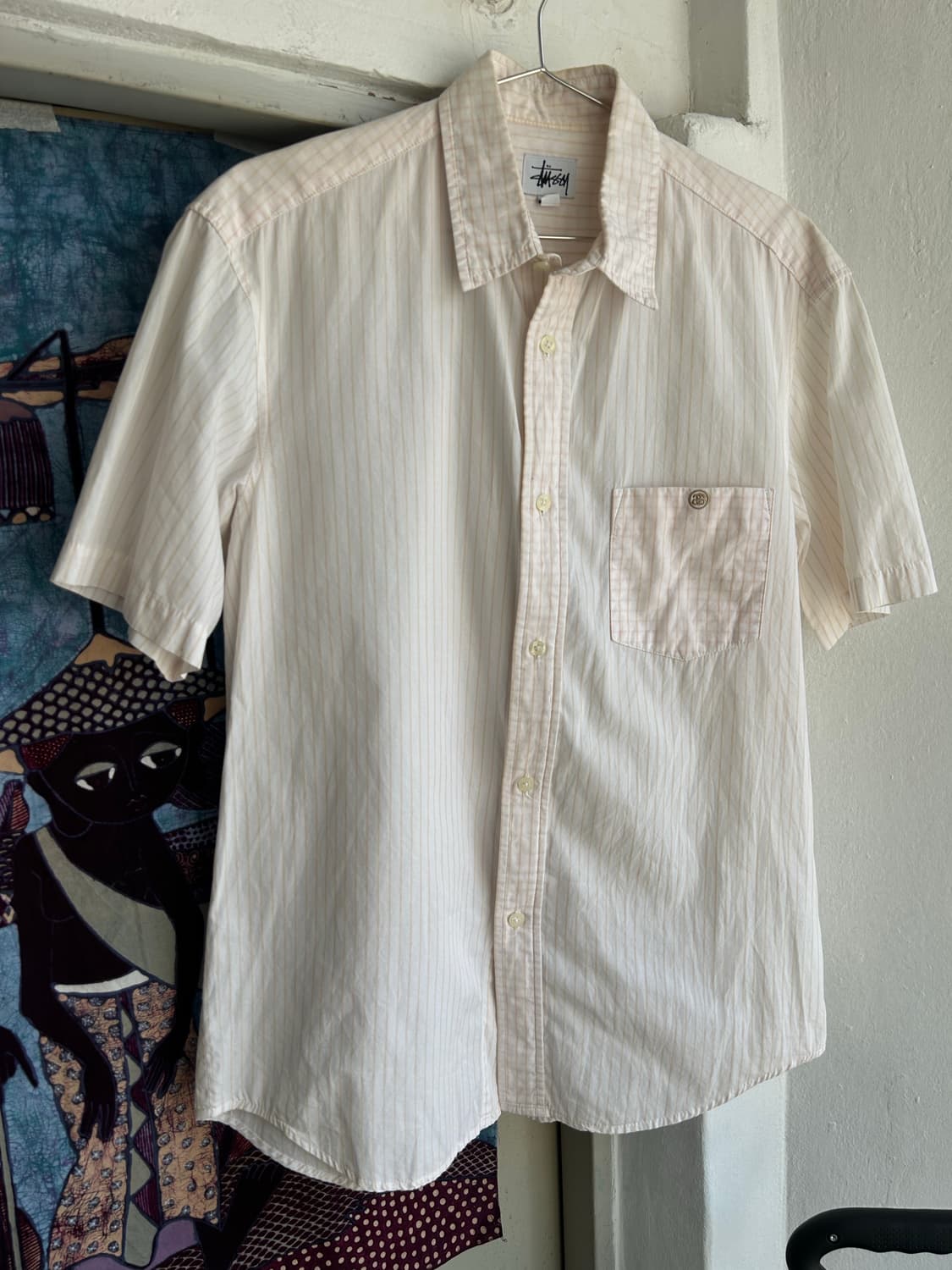 90‘s 스투시 스트라이프셔츠 상품이미지2