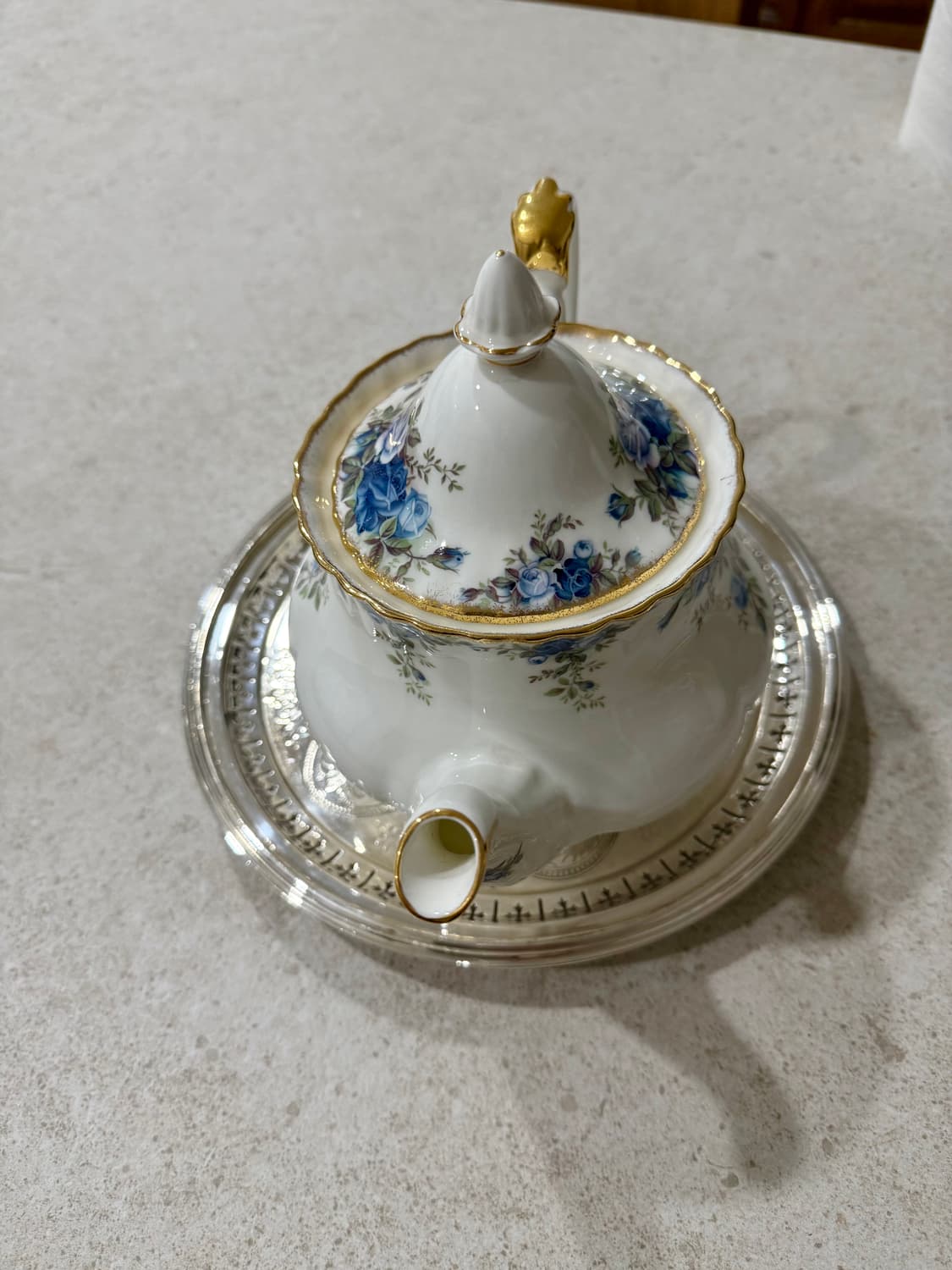 영국 Royal Albert 문라이트 로즈(Moonlight Rose티팟 상품이미지4