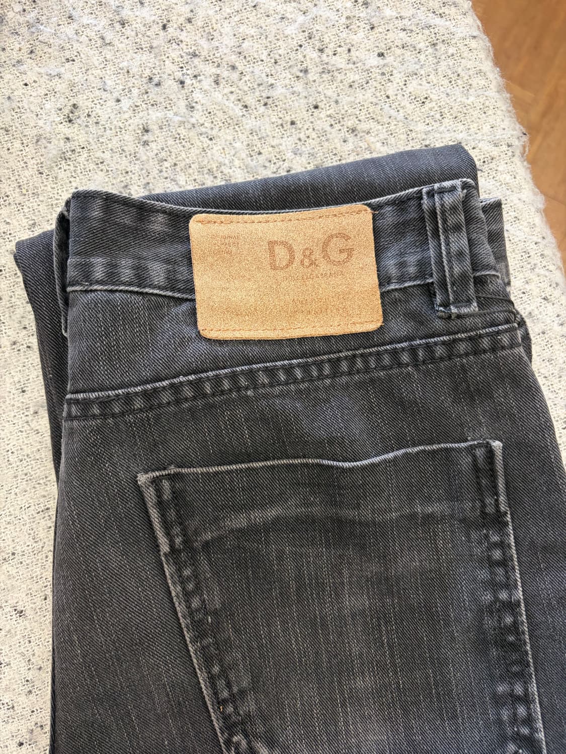 N218. 돌체앤가바나 블랙 데님팬츠 상품이미지1