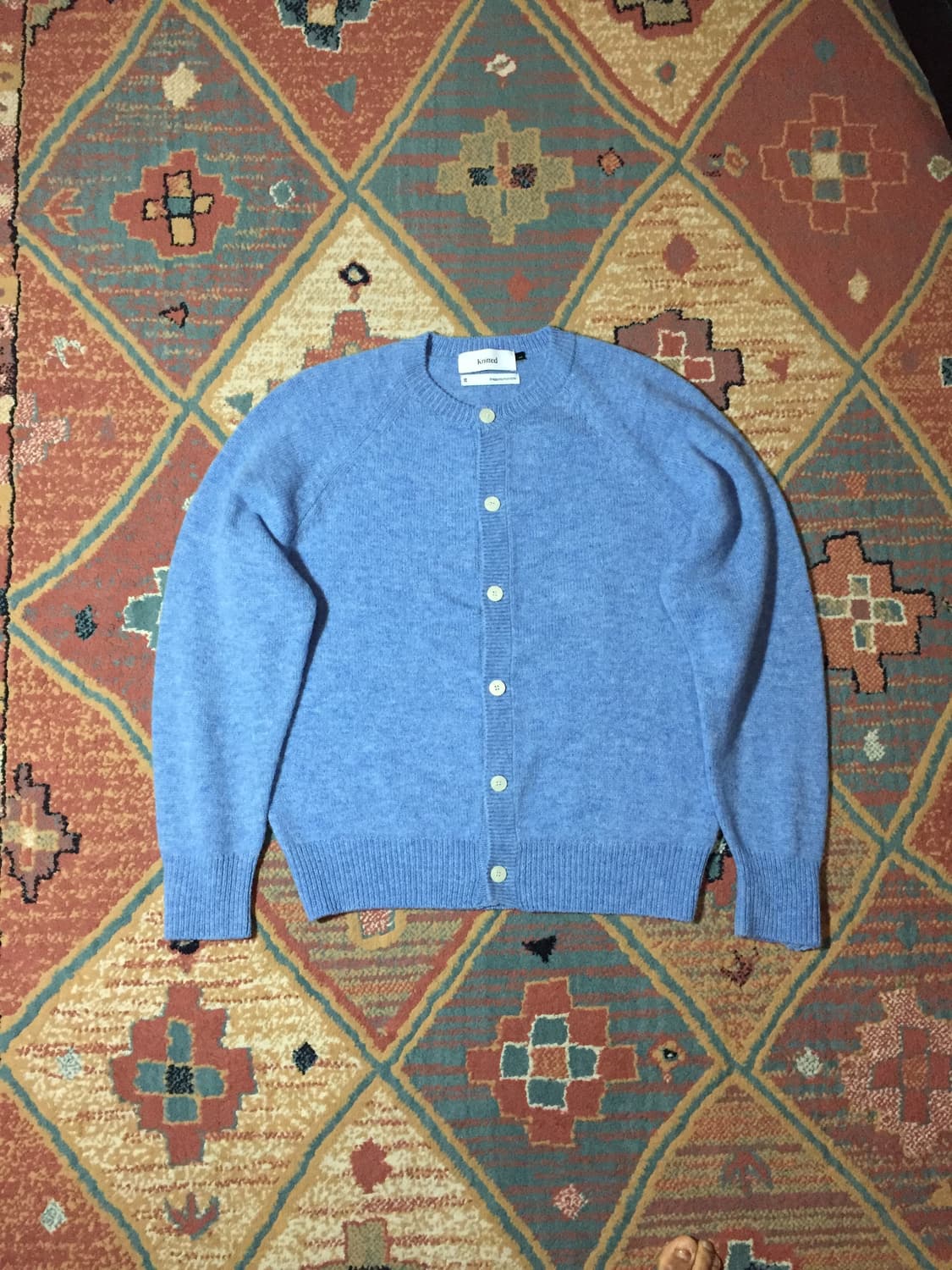 새상품 니티드 쉐기독 울 가디건 상품이미지1