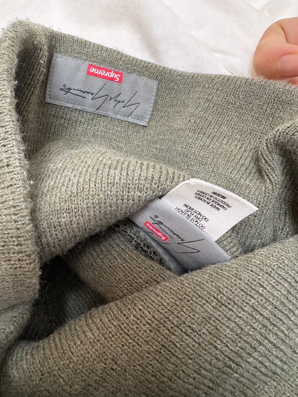 요지야마모토X슈프림 비니 상품이미지4