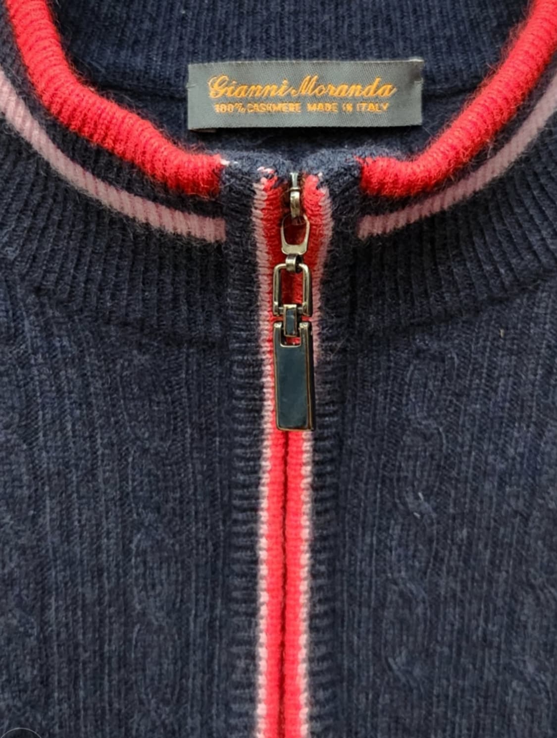 이태리 캐시미어100 여성니트짚업 상품이미지8