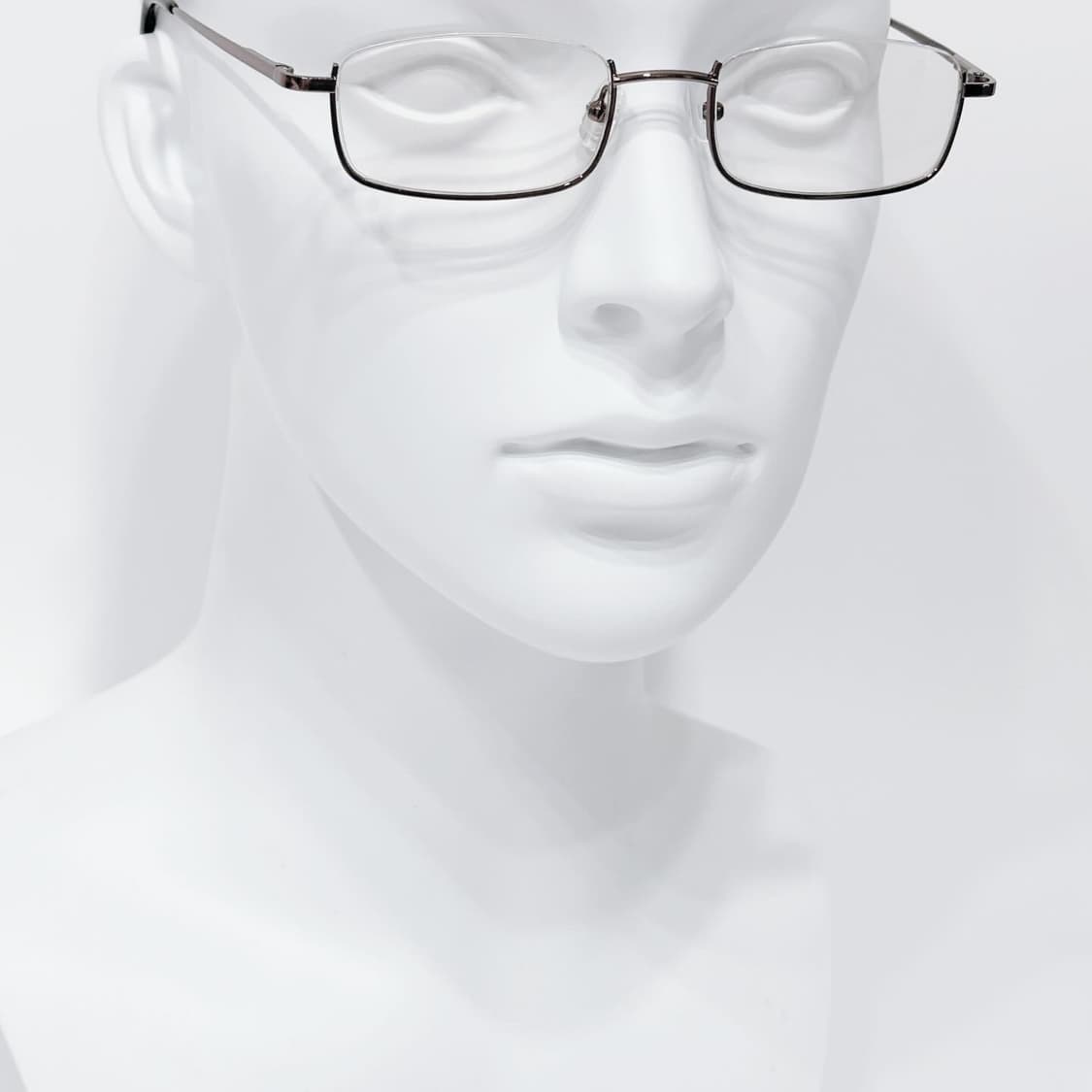 브라운 스퀘어 메탈 언더림 데드스탁 빈티지안경 상품이미지5