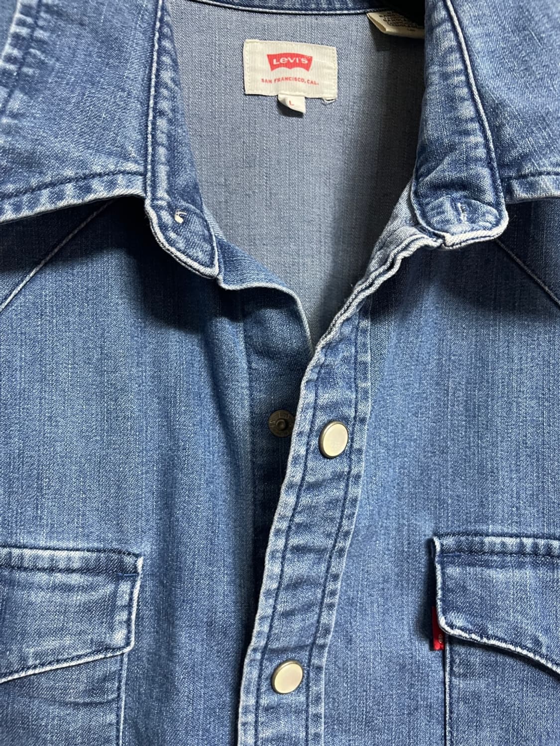 리바이스 데님 셔츠 상품이미지5