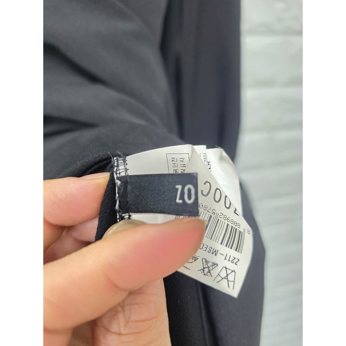 택포// ZOOC 주크 블랙 롱 후드 원피스 S 상품이미지2