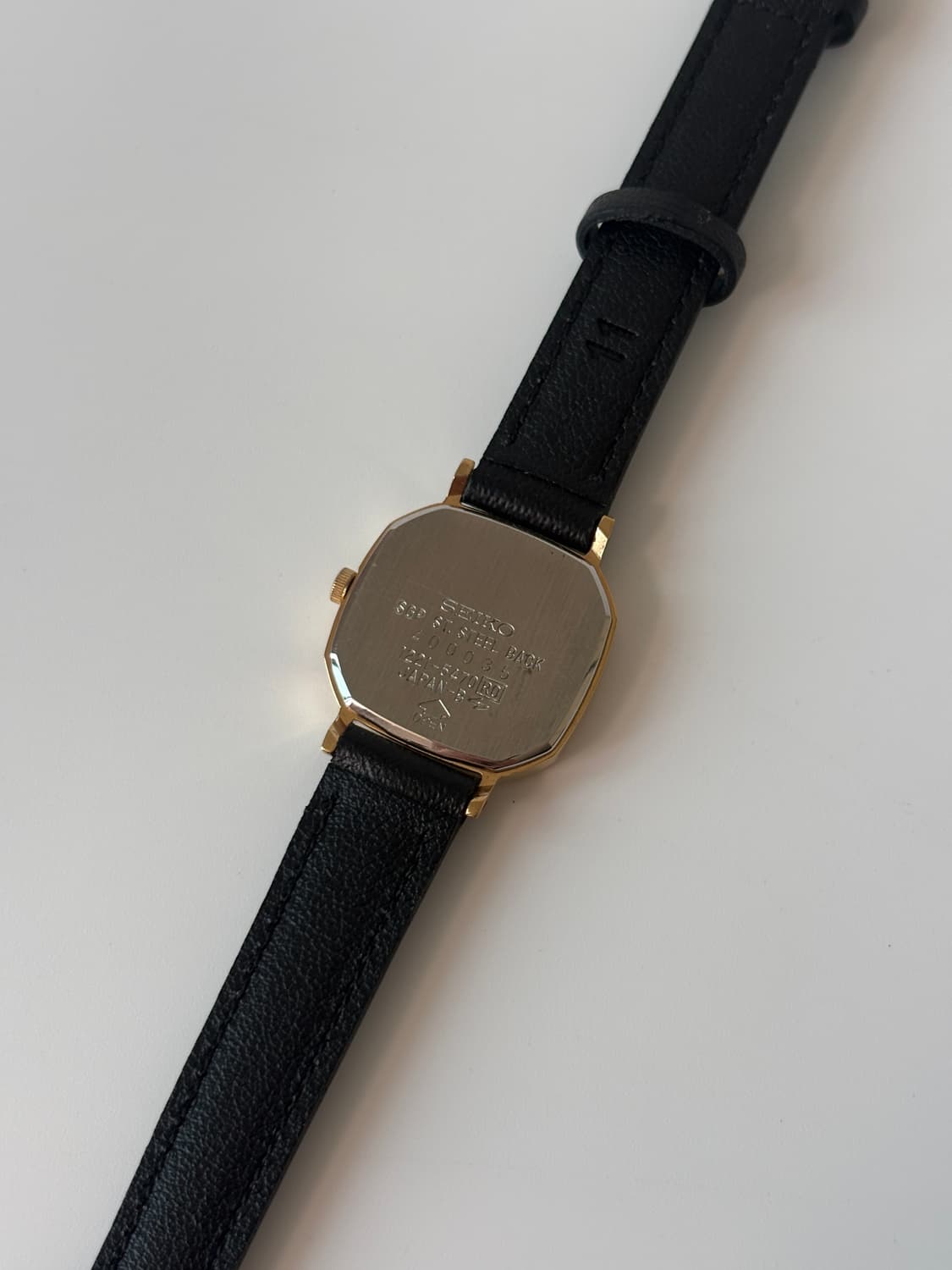 1980s Texture Dial Gold Ladies Quartz 상품이미지6
