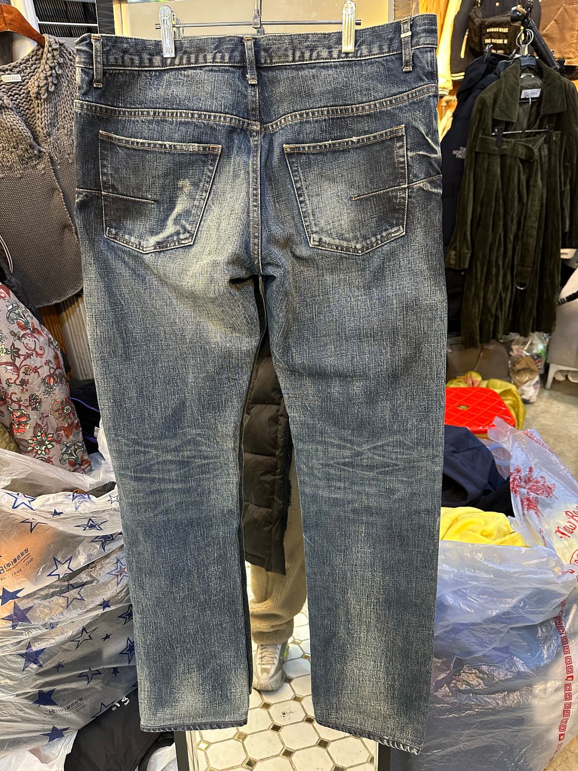 디올 데님워싱 팬츠 상품이미지4