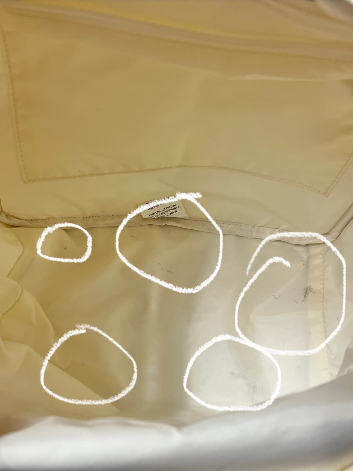 폴앤조 x 레스포삭 고양이 백팩 -아이보리 🍨 상품이미지5