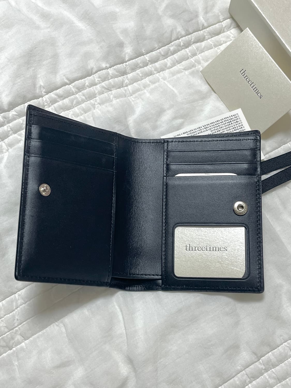 쓰리타임즈   Marshmallow fold wallet 상품이미지9