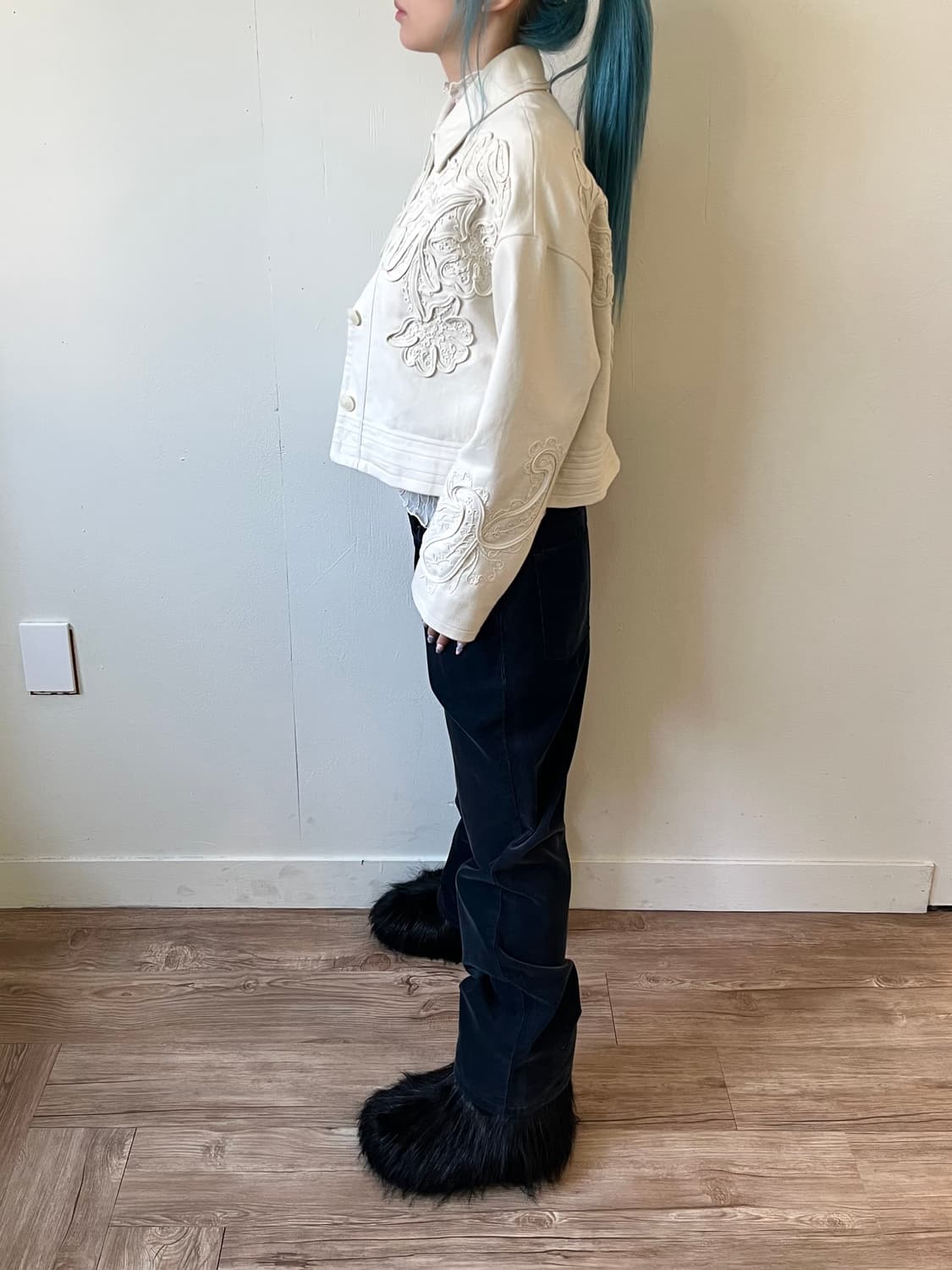 MOUSSY 페이즐리 크롭 자켓 상품이미지9