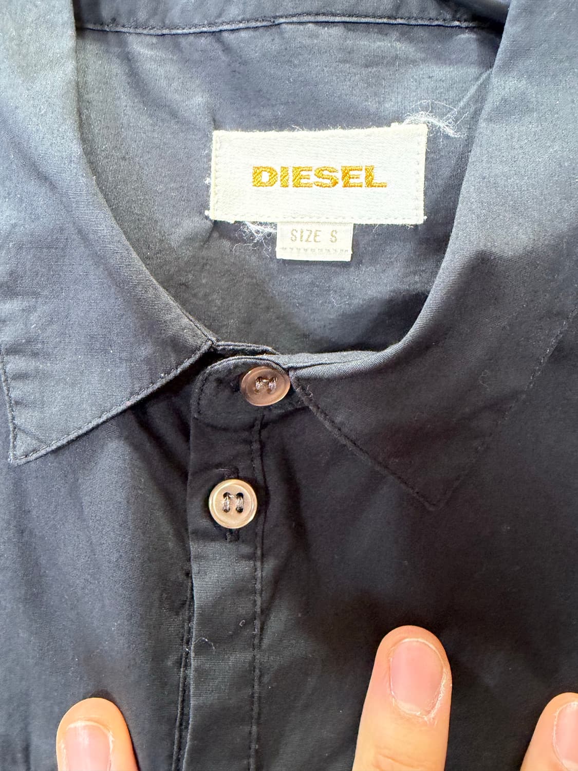 디젤 블랙 셔츠 S사이즈 상품이미지4