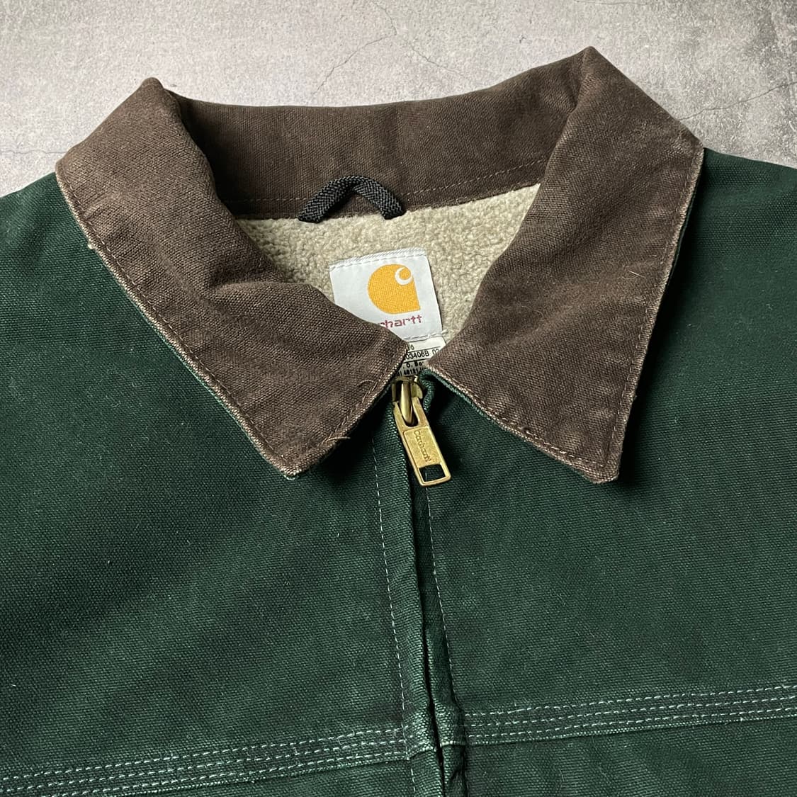 CARHARTT 칼하트 C61 딥그린 셰르파 디트로이트 자켓 A00821 상품이미지2